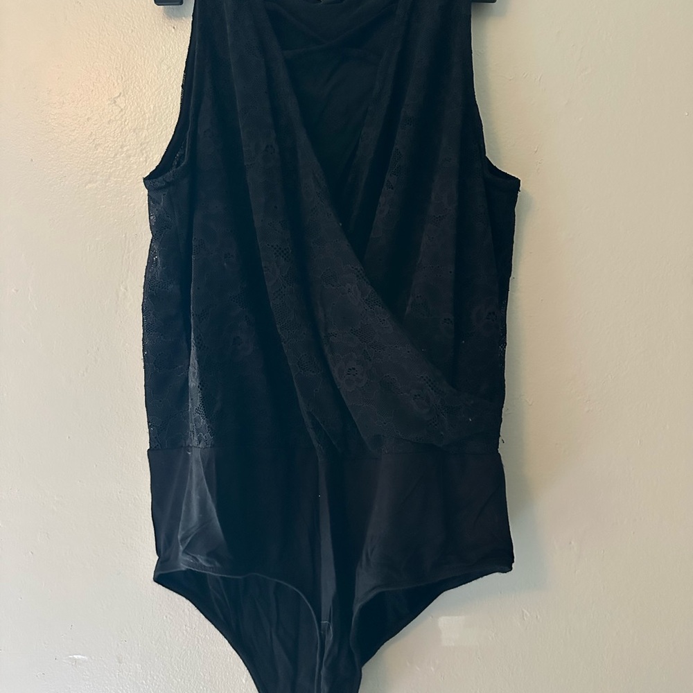 Torrid Black Lace Bodysuit
